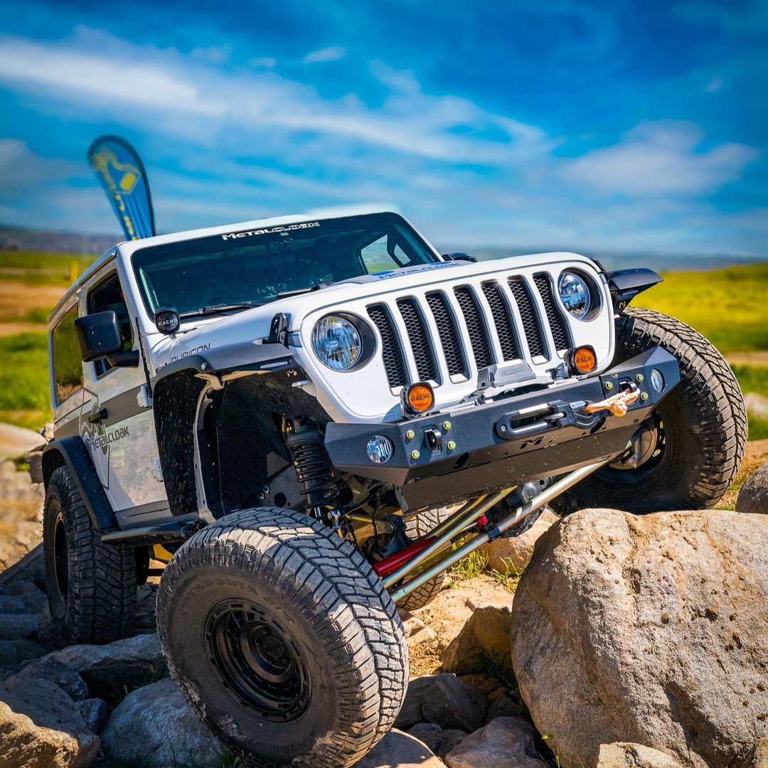Storm, a white 2021 Jeep Wrangler, photo 11 of 12