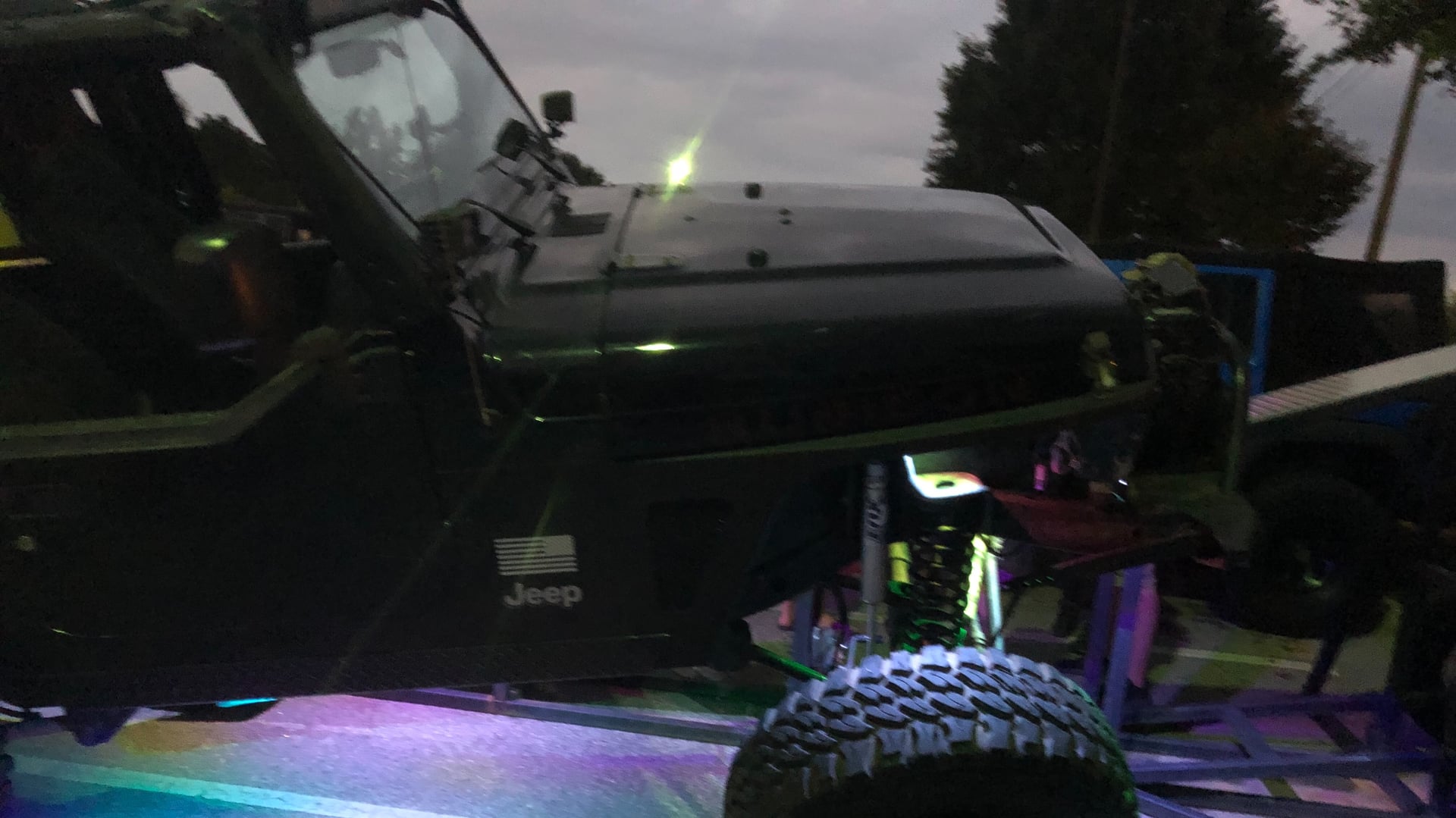 wastedwages16, a black 2006 Jeep Wrangler TJ on 35-inch tires, photo 12 of 13
