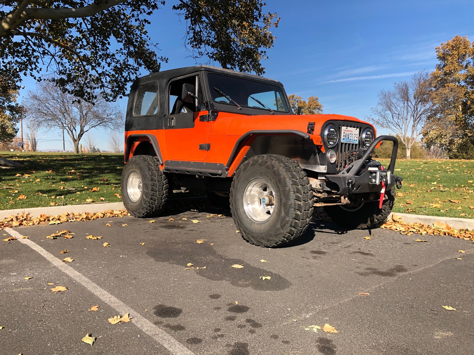 Rowdy, a brown 1984 Jeep CJ-7, photo 11 of 23