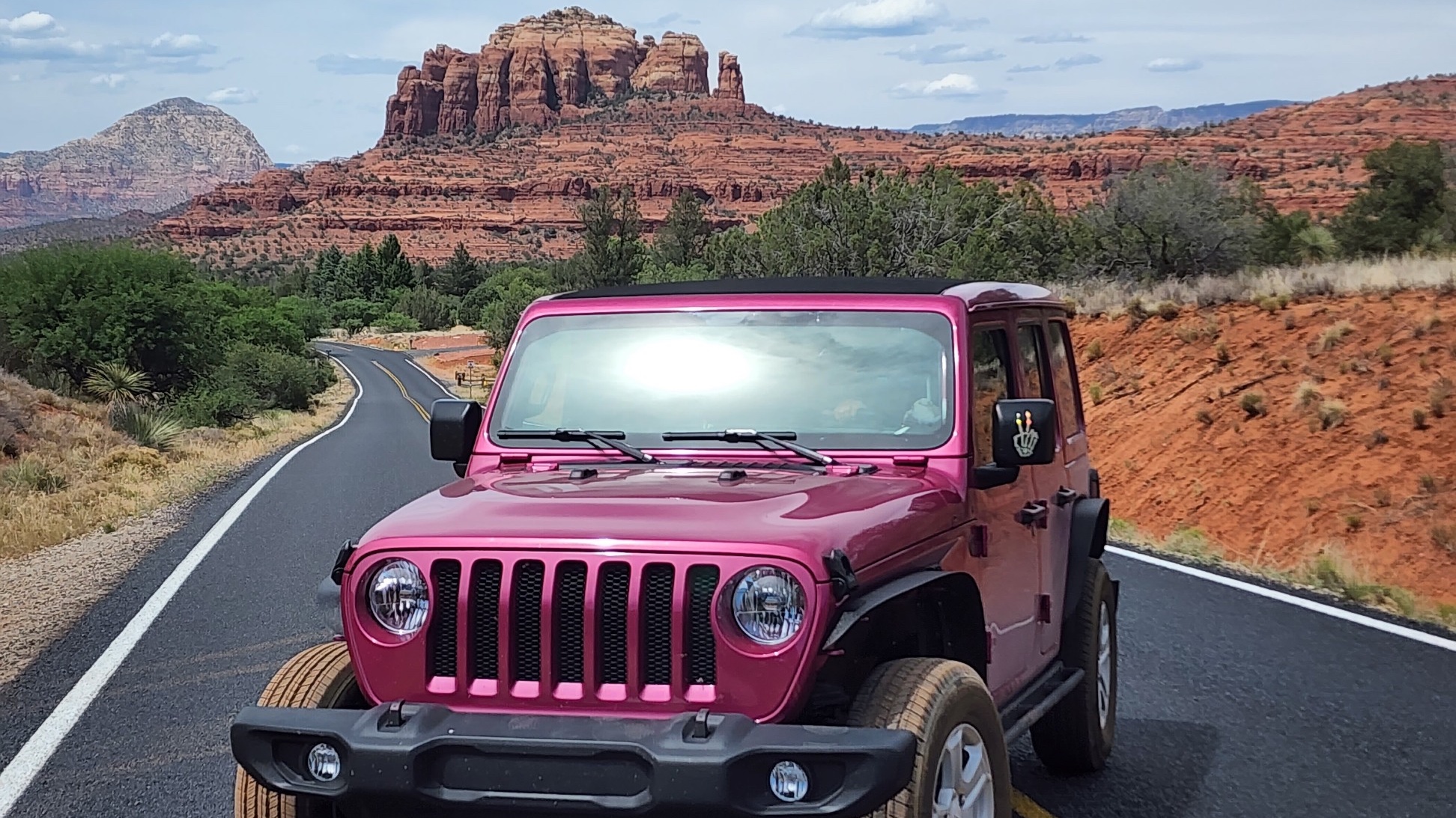 Rosie the Pink Jeep photo 1
