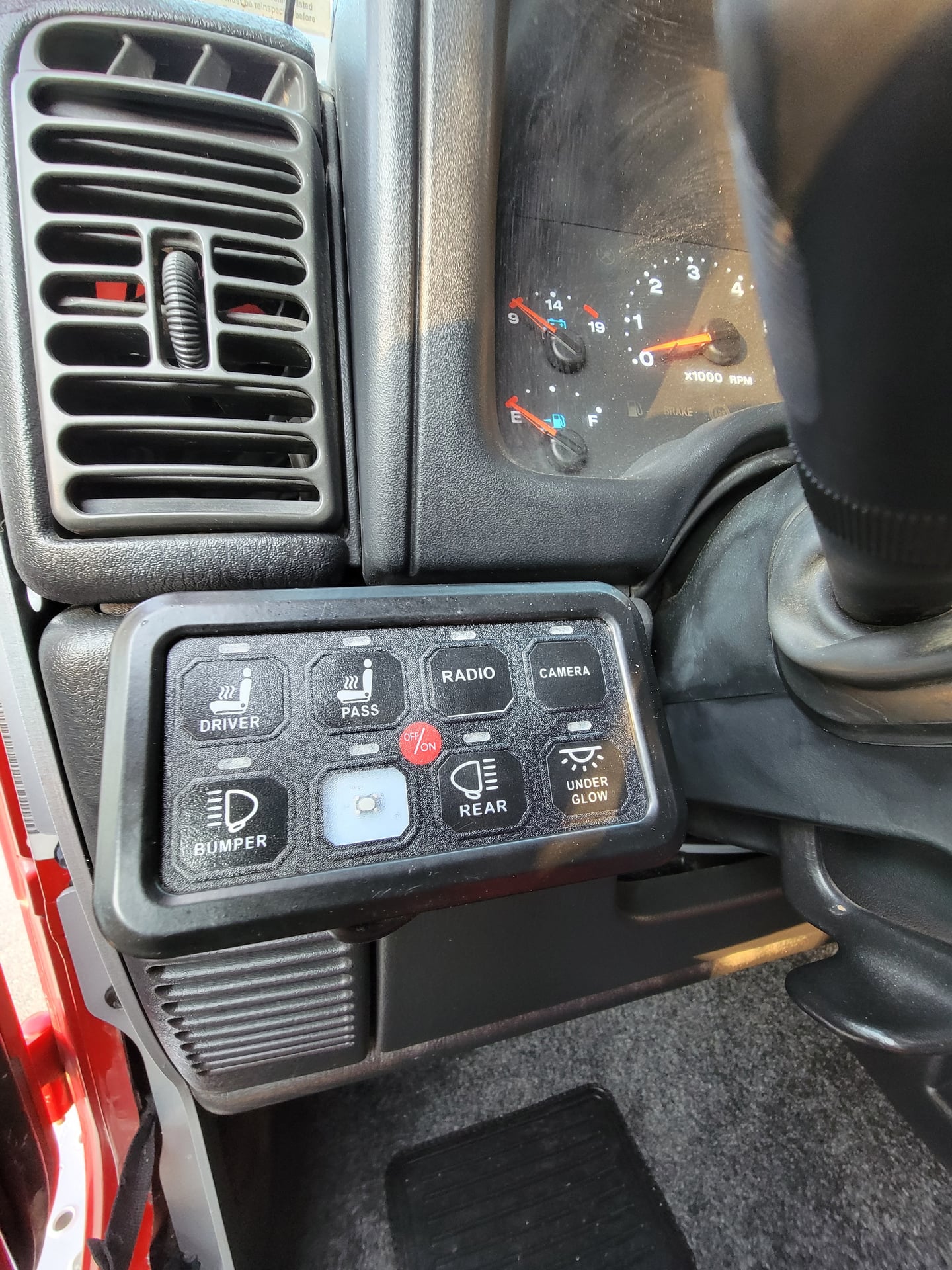 SilverLining, a red 2006 Jeep Wrangler LJ, photo 11 of 12