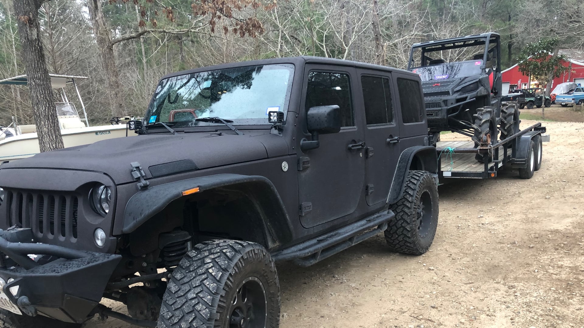 txmallkrawler, a gray 2015 Jeep Wrangler JKU on 35-inch tires, photo 13 of 20