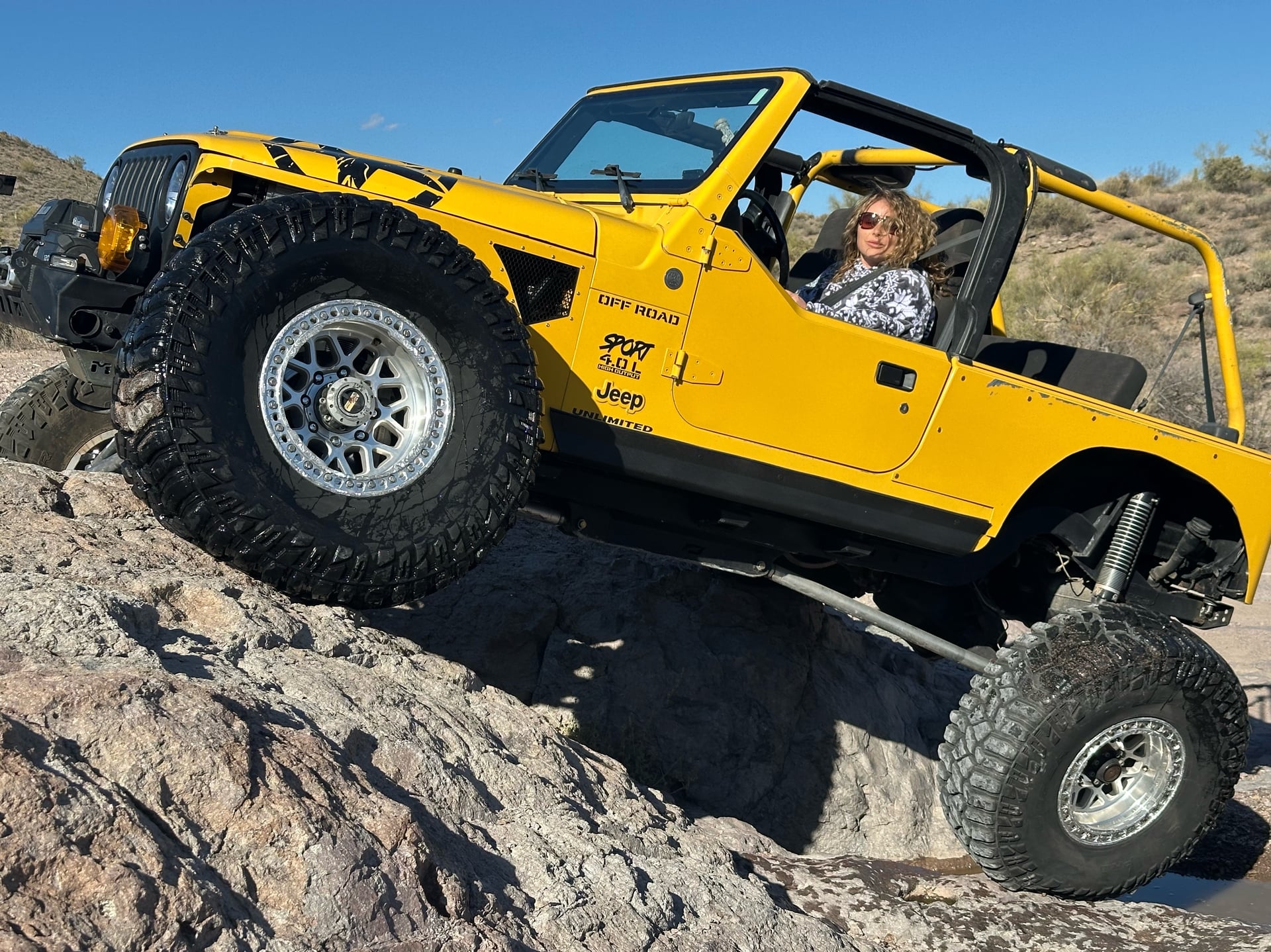 ewdirtlj, a yellow 2004 Jeep Wrangler LJ, photo 29 of 34