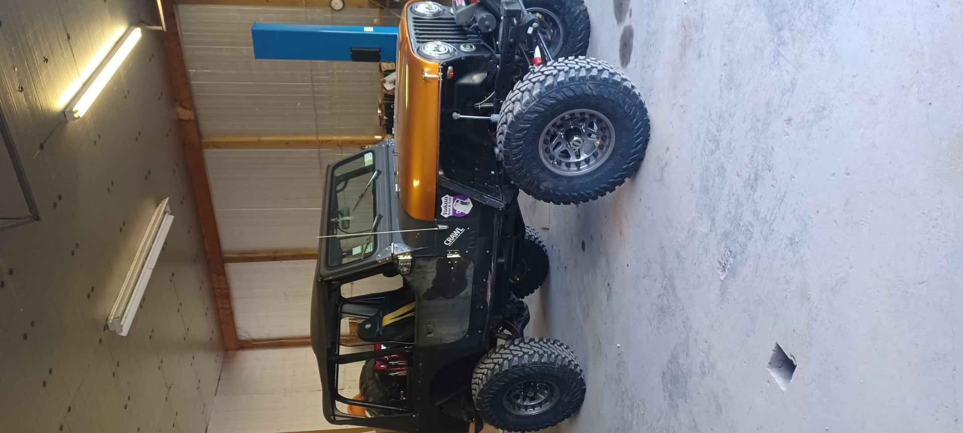 Cheech, an orange 1985 Jeep CJ-7 on 37-inch tires, photo 10 of 74
