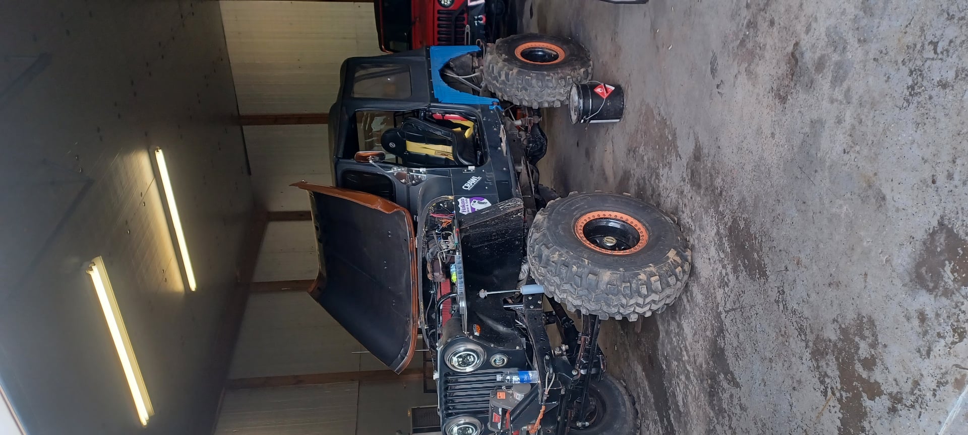 Cheech, an orange 1985 Jeep CJ-7 on 37-inch tires, photo 14 of 74