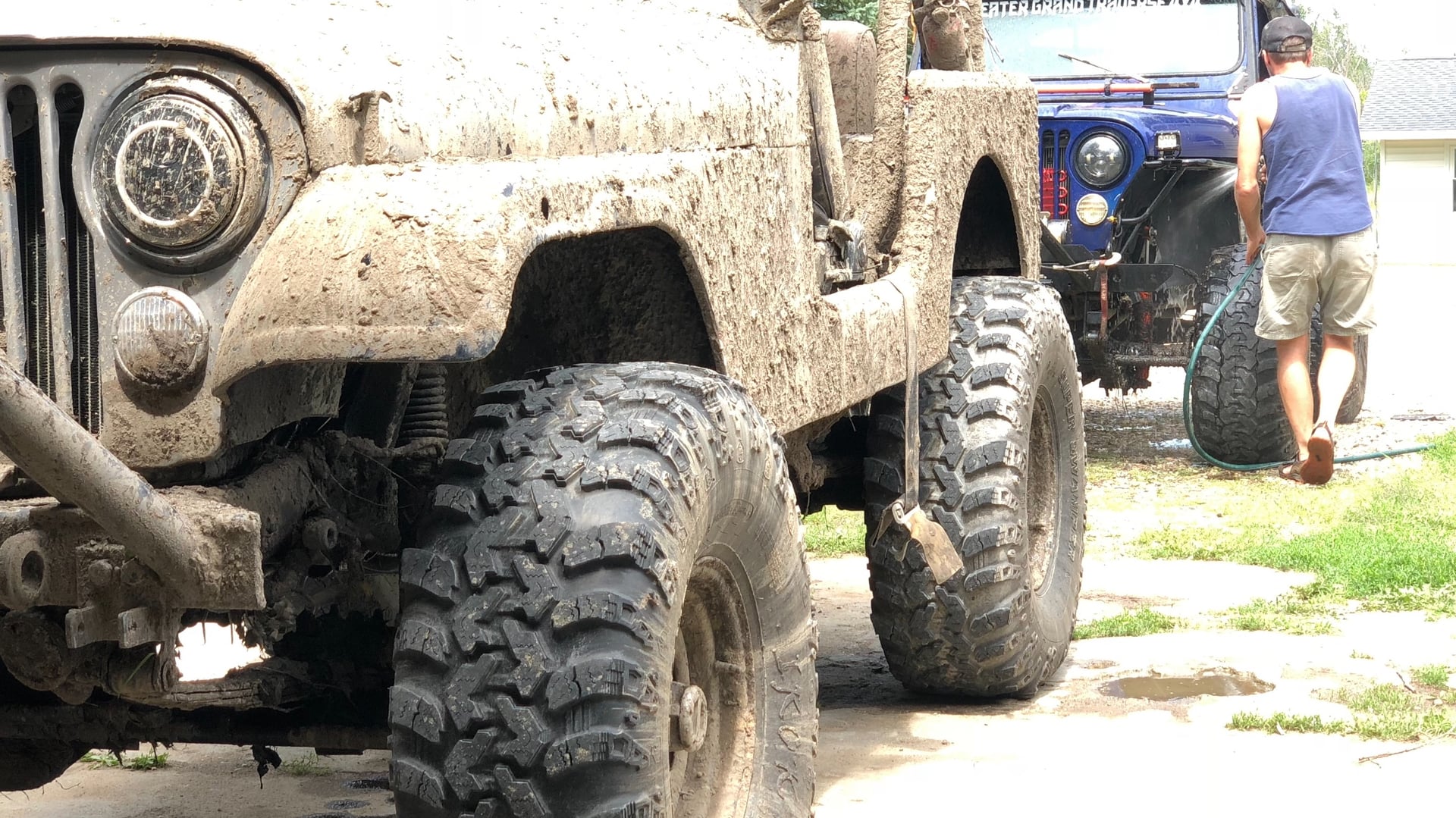 Miss Behavin’, a multi-color 1983 Jeep CJ-7 on 42-inch tires, photo 23 of 31