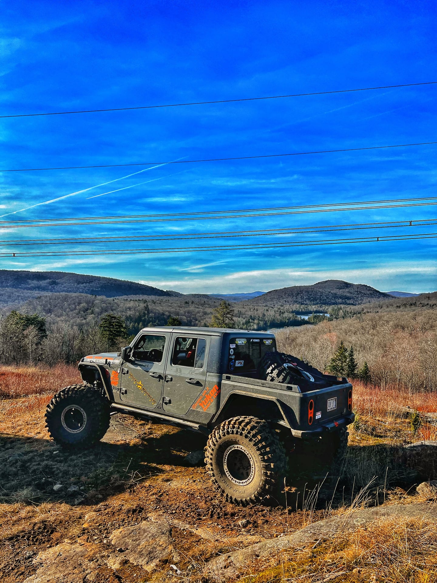 WideLoad, a blue 2020 Jeep Gladiator JT on 43-inch tires, photo 10 of 17